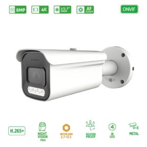 TELECAMERA BULLET IP POE 2M SONY STARVIS ZOOM AF FULL COLOR